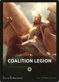 Coalition Legion Theme Card - Dominaria United - Magic: The Gathering card