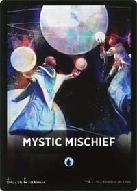 Mystic Mischief Theme Card - Dominaria United - Magic: The Gathering card