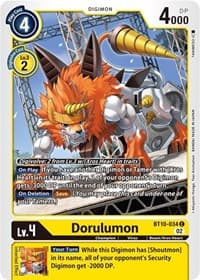 Dorulumon - Xros Encounter - Digimon Card Game card