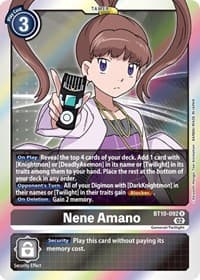 Nene Amano - Xros Encounter - Digimon Card Game card