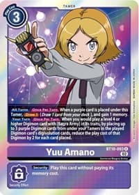 Yuu Amano - Xros Encounter - Digimon Card Game card
