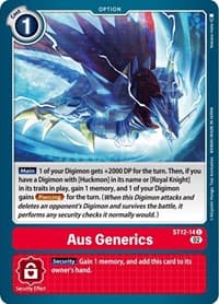 Aus Generics - Starter Deck 12: Jesmon - Digimon Card Game card