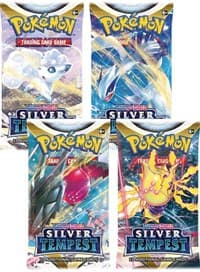 Silver Tempest Booster Pack Art Bundle [Set of 4] - SWSH12: Silver Tempest - Pokemon card