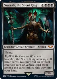 Szarekh, the Silent King (Surge Foil) - Universes Beyond: Warhammer 40,000 - Magic: The Gathering card