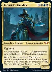 Inquisitor Greyfax (Surge Foil) - Universes Beyond: Warhammer 40,000 - Magic: The Gathering card