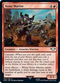 Noise Marine (Surge Foil) - Universes Beyond: Warhammer 40,000 - Magic: The Gathering card