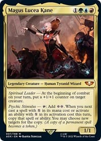 Magus Lucea Kane (Surge Foil) - Universes Beyond: Warhammer 40,000 - Magic: The Gathering card