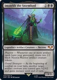Imotekh the Stormlord (Surge Foil) - Universes Beyond: Warhammer 40,000 - Magic: The Gathering card