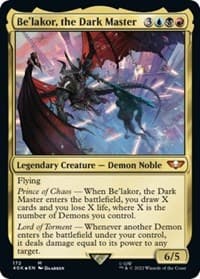 Be'lakor, the Dark Master - Universes Beyond: Warhammer 40,000 - Magic: The Gathering card