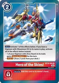 Hero of the Skies! - Xros Encounter - Digimon Card Game card