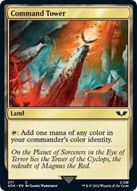 Command Tower (271) (Surge Foil) - Universes Beyond: Warhammer 40,000 - Magic: The Gathering card