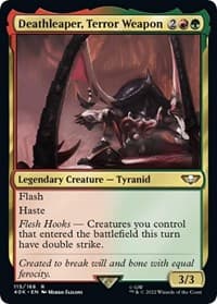 Deathleaper, Terror Weapon - Universes Beyond: Warhammer 40,000 - Magic: The Gathering card