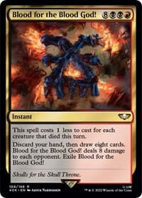 Blood for the Blood God! (Surge Foil) - Universes Beyond: Warhammer 40,000 - Magic: The Gathering card
