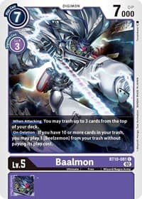 Baalmon - Xros Encounter - Digimon Card Game card