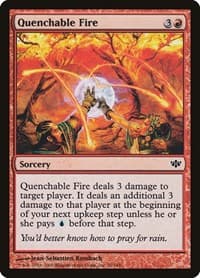 Quenchable Fire - Conflux - Magic: The Gathering card