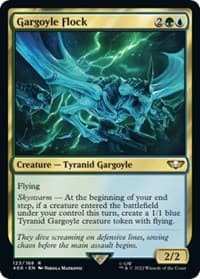 Gargoyle Flock - Universes Beyond: Warhammer 40,000 - Magic: The Gathering card