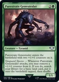 Purestrain Genestealer (Surge Foil) - Universes Beyond: Warhammer 40,000 - Magic: The Gathering card