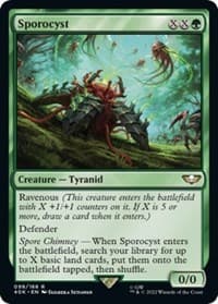 Sporocyst - Universes Beyond: Warhammer 40,000 - Magic: The Gathering card