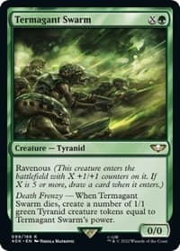 Termagant Swarm (Surge Foil) - Universes Beyond: Warhammer 40,000 - Magic: The Gathering card