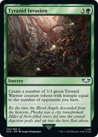 Tyranid Invasion (Surge Foil) - Universes Beyond: Warhammer 40,000 - Magic: The Gathering card