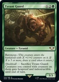 Tyrant Guard (Surge Foil) - Universes Beyond: Warhammer 40,000 - Magic: The Gathering card