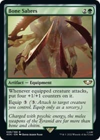 Bone Sabres - Universes Beyond: Warhammer 40,000 - Magic: The Gathering card