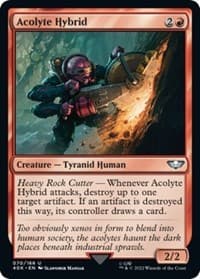 Acolyte Hybrid (Surge Foil) - Universes Beyond: Warhammer 40,000 - Magic: The Gathering card