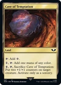 Cave of Temptation (Surge Foil) - Universes Beyond: Warhammer 40,000 - Magic: The Gathering card