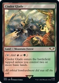 Cinder Glade - Universes Beyond: Warhammer 40,000 - Magic: The Gathering card