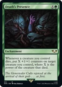 Death's Presence - Universes Beyond: Warhammer 40,000 - Magic: The Gathering card
