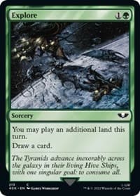 Explore (Surge Foil) - Universes Beyond: Warhammer 40,000 - Magic: The Gathering card