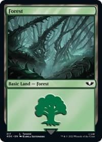 Forest (317) - Universes Beyond: Warhammer 40,000 - Magic: The Gathering card