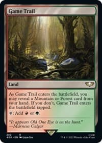 Game Trail (Surge Foil) - Universes Beyond: Warhammer 40,000 - Magic: The Gathering card