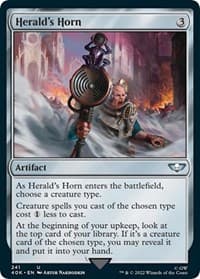 Herald's Horn (Surge Foil) - Universes Beyond: Warhammer 40,000 - Magic: The Gathering card