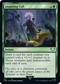 Inspiring Call (Surge Foil) - Universes Beyond: Warhammer 40,000 - Magic: The Gathering card