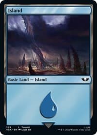 Island (309) - Universes Beyond: Warhammer 40,000 - Magic: The Gathering card
