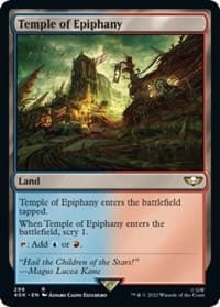 Temple of Epiphany - Universes Beyond: Warhammer 40,000 - Magic: The Gathering card