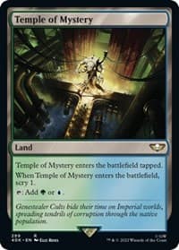 Temple of Mystery (Surge Foil) - Universes Beyond: Warhammer 40,000 - Magic: The Gathering card