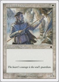 Devoted Hero - Starter 1999 - Magic: The Gathering card