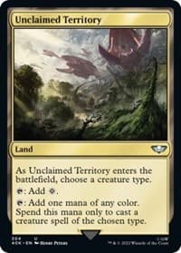 Unclaimed Territory - Universes Beyond: Warhammer 40,000 - Magic: The Gathering card