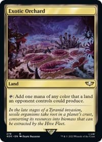 Exotic Orchard (Surge Foil) - Universes Beyond: Warhammer 40,000 - Magic: The Gathering card