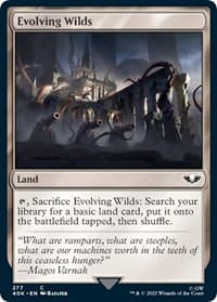 Evolving Wilds - Universes Beyond: Warhammer 40,000 - Magic: The Gathering card