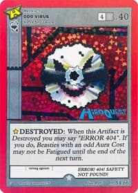 Odd Virus - Hiroquest Promos - MetaZoo card