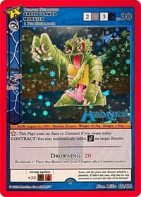 Green Clawed Monster - Hiroquest Promos - MetaZoo card
