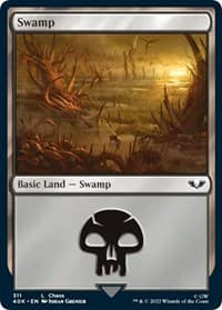 Swamp (311) - Universes Beyond: Warhammer 40,000 - Magic: The Gathering card