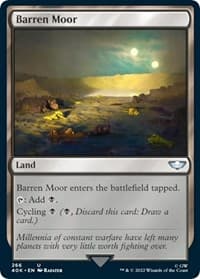 Barren Moor - Universes Beyond: Warhammer 40,000 - Magic: The Gathering card