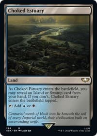 Choked Estuary - Universes Beyond: Warhammer 40,000 - Magic: The Gathering card