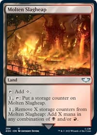 Molten Slagheap - Universes Beyond: Warhammer 40,000 - Magic: The Gathering card