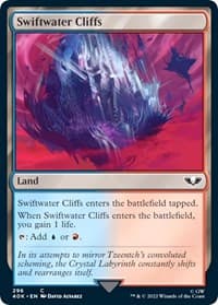 Swiftwater Cliffs - Universes Beyond: Warhammer 40,000 - Magic: The Gathering card