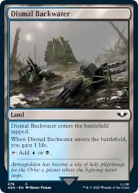 Dismal Backwater - Universes Beyond: Warhammer 40,000 - Magic: The Gathering card